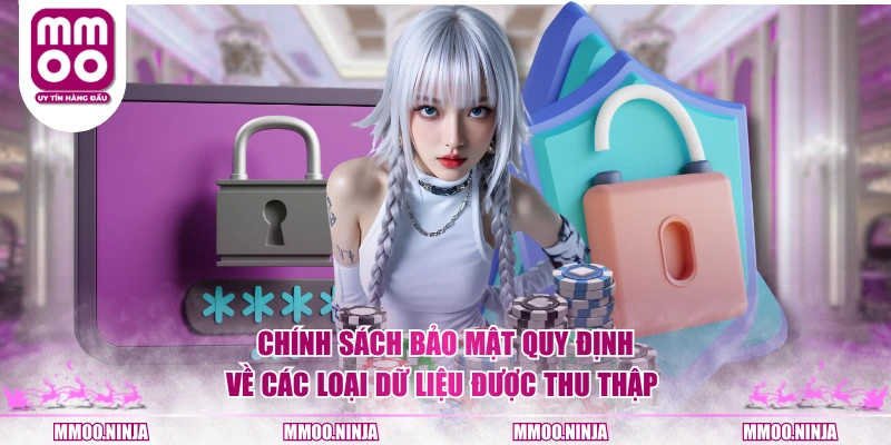 Chính sách bảo mật quy định về các loại dữ liệu được thu thập